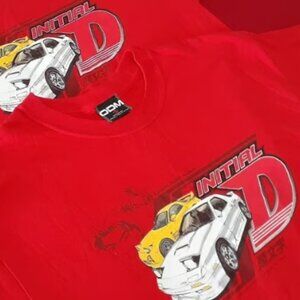 2003 ODM Shuichi Shigeno Initial D Anime Manga Shirt - Adult Men's SZ Size Large